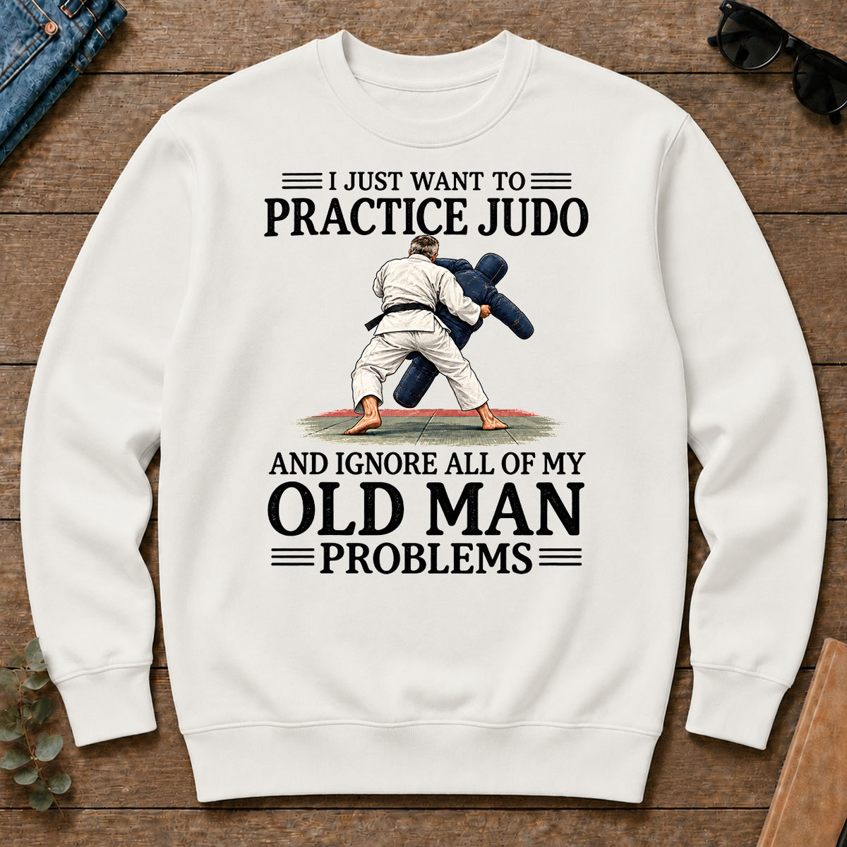 I Just Want To Practice Judo - white - CS2D-White