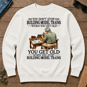 Don't Stop Building Model Trains - white - CS2D-White