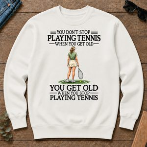 Don't Stop Playing Tennis - white - CS2D-White