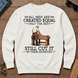 All Men Are Created Equal Only The Best Still Cut It 70s - white - CS2D-White