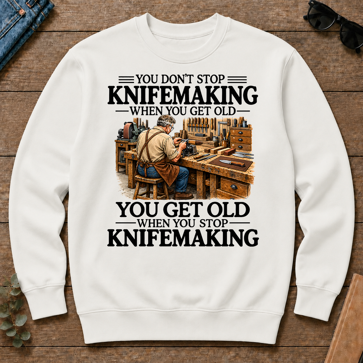 Don't Stop Knifemaking - white - CS2D-White