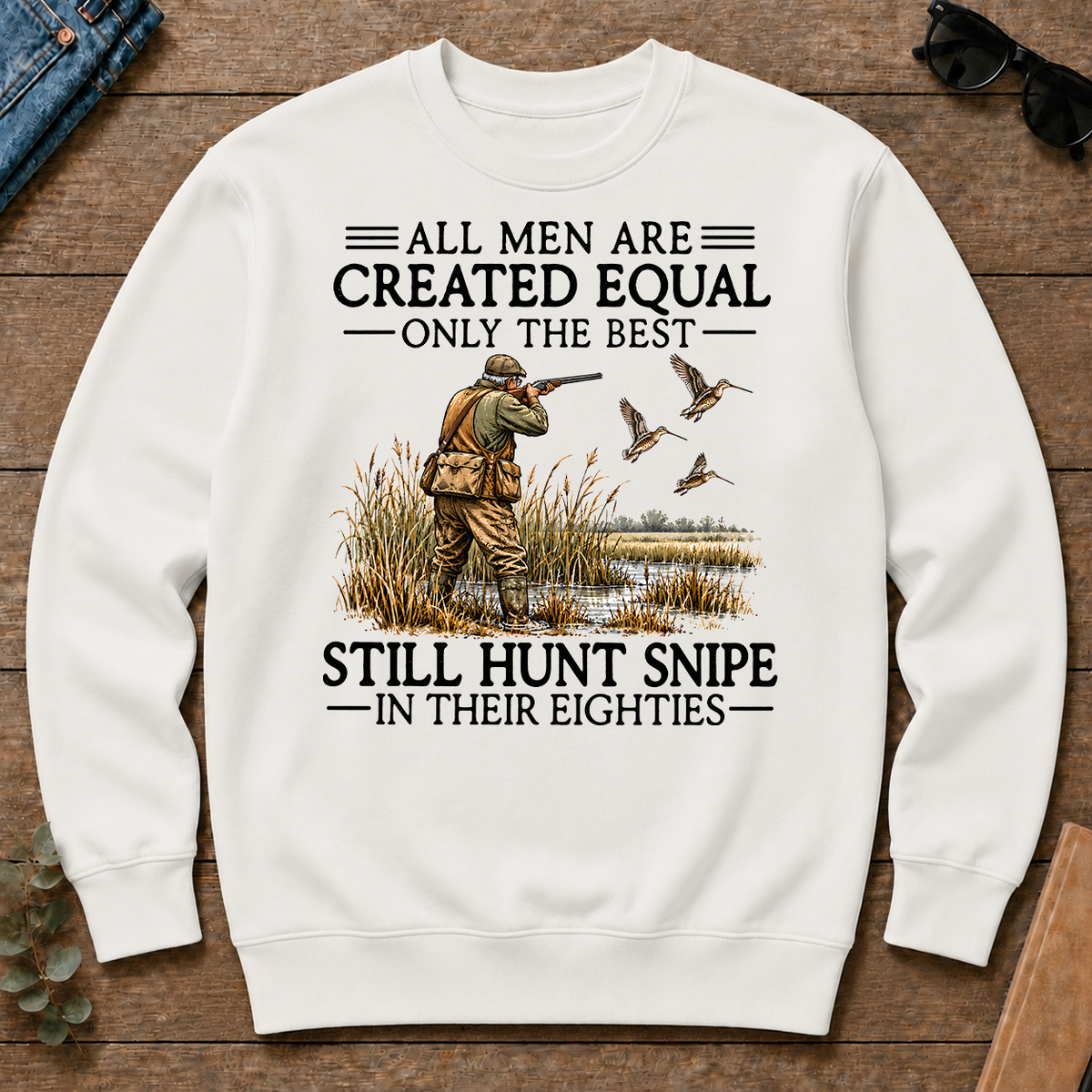 All Men Are Created Equal Snipe Hunting 80s - white - CS2D-White