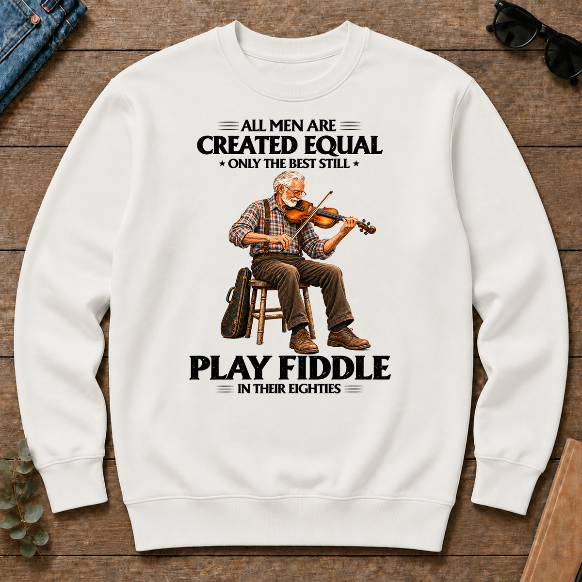 Best Fiddle Players in Their Eighties - white - CS2D-White
