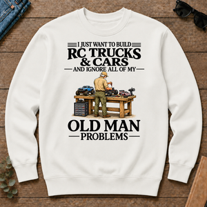I Just Want To Build RC Trucks And Cars - white - CS2D-White