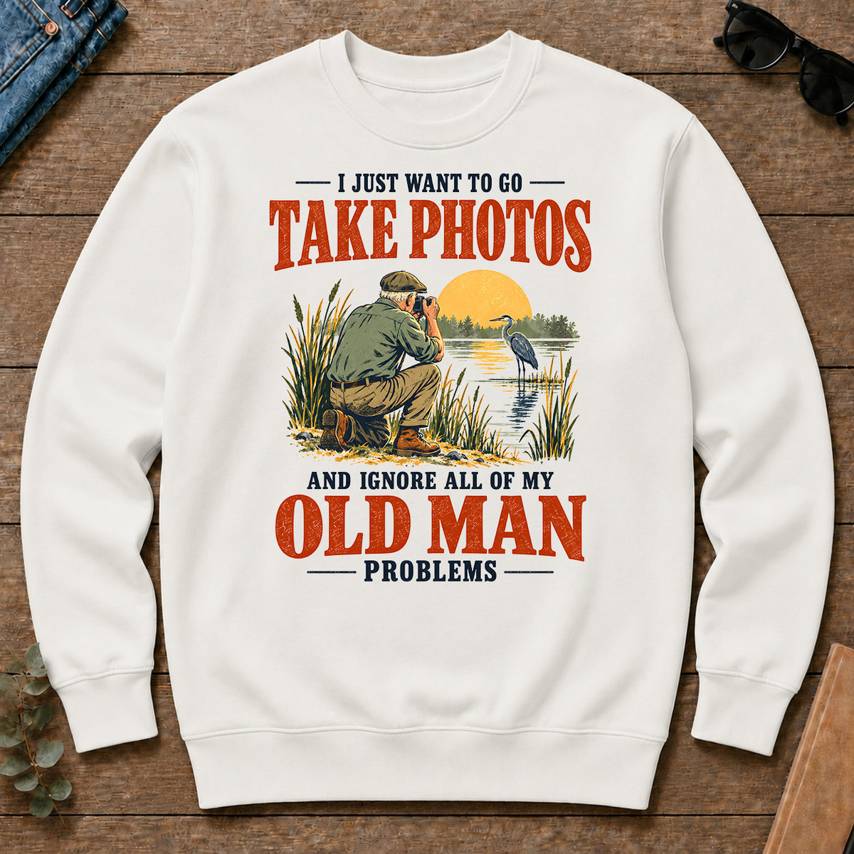 I Just Want To Go Take Photos - white - CS2D-White
