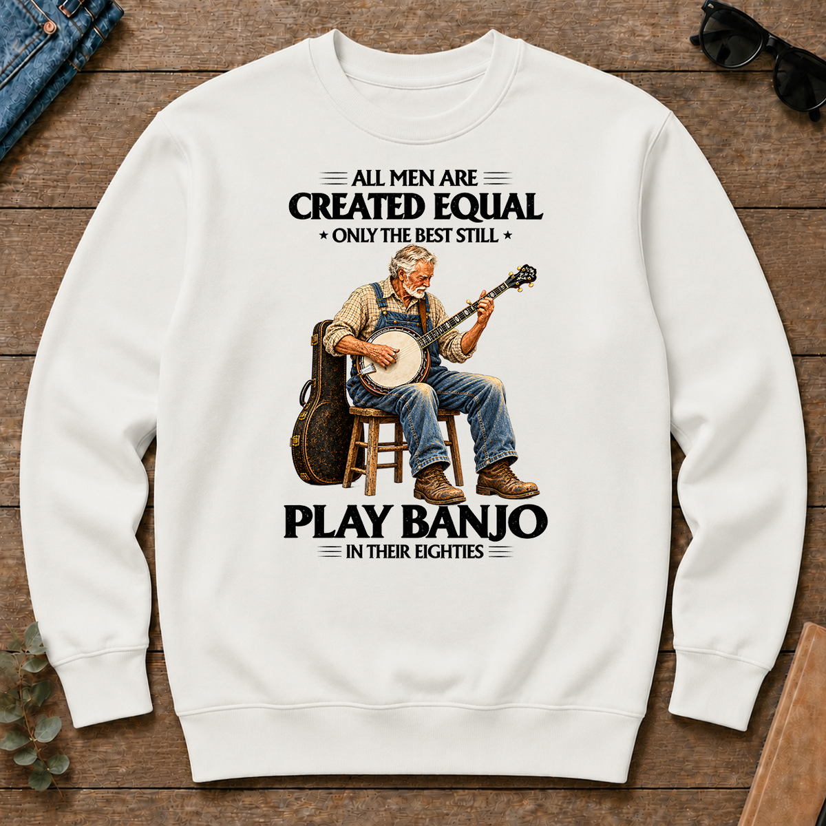 Best Banjo Players in Their Eighties - white - CS2D-White