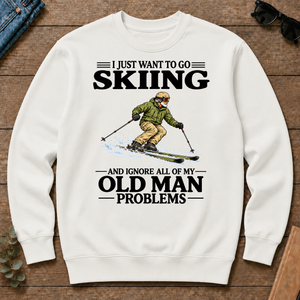 I Just Want To Go Skiing - white - CS2D-White