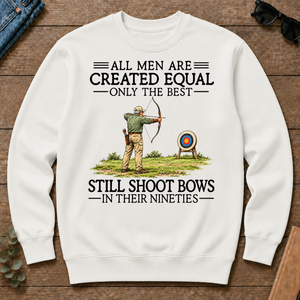 All Men Are Created Equal Only The Best Still Shoot Bows 90s - white - CS2D-White