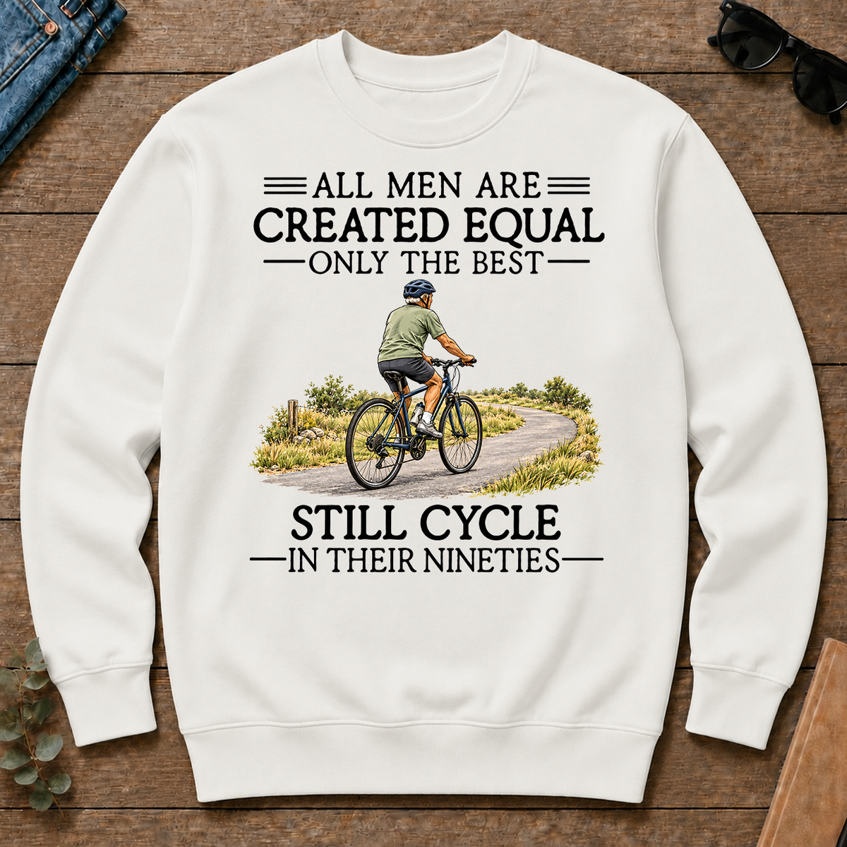 All Men Are Created Equal Only The Best Still Cycle 90s - white - CS2D-White
