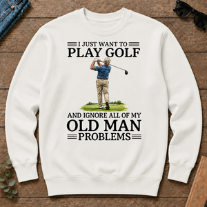 I Just Want To Play Golf - white - CS2D-White