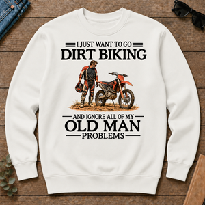 I Just Want To Go Dirt Biking - white - CS2D-White