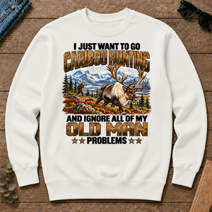 I Just Want To Go Caribou Hunting - white - CS2D-White