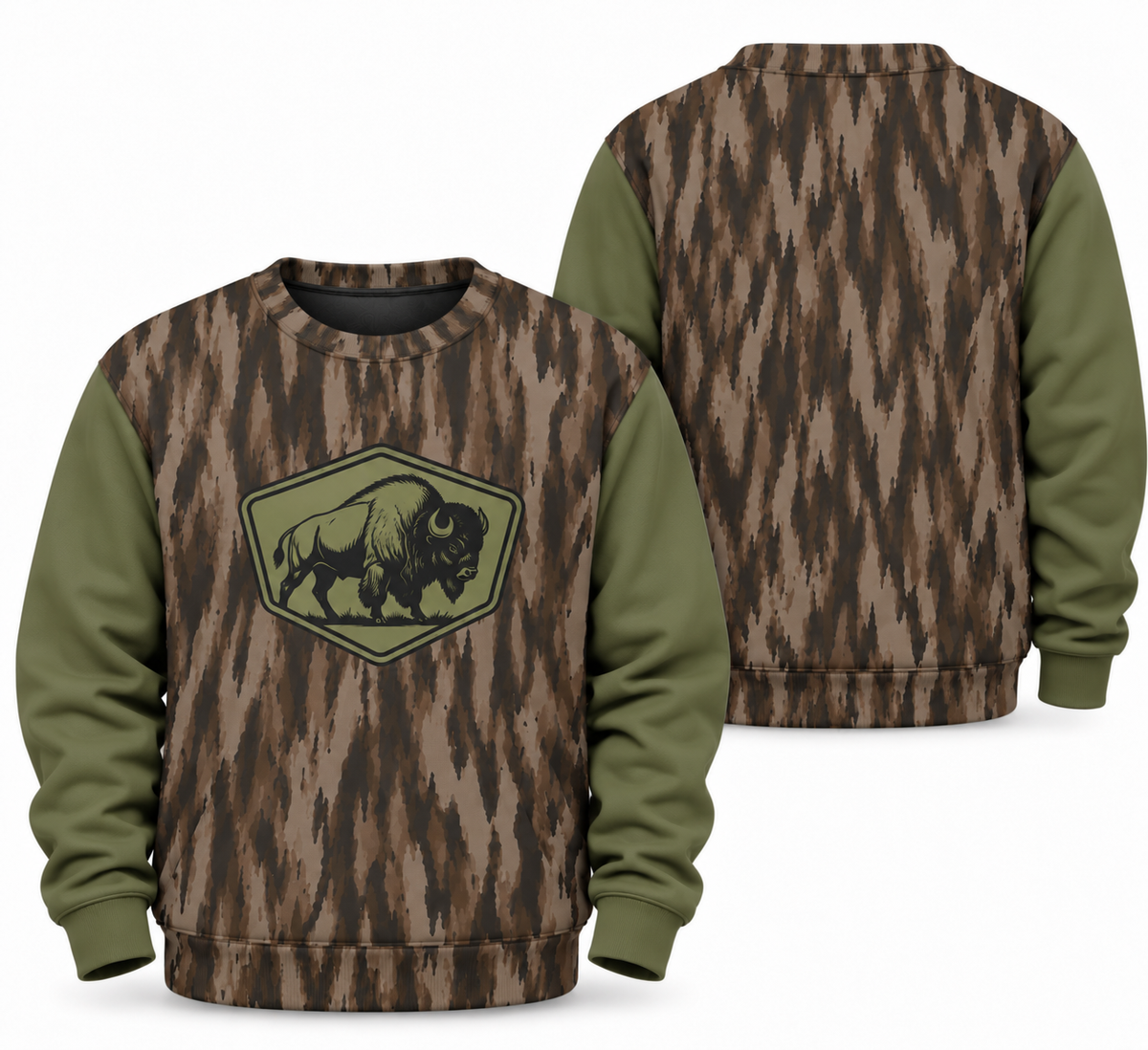 Bison Hunting Tactical Camouflage All Over Print