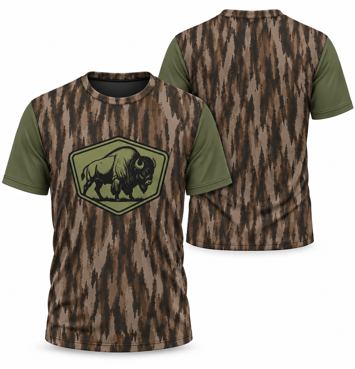 Bison Hunting Tactical Camouflage All Over Print