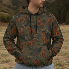 Irish Setter Camouflage All Over Print