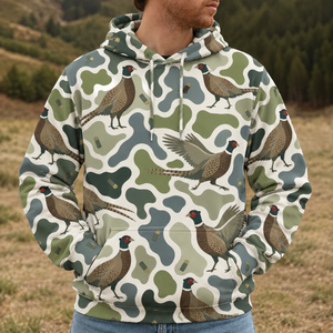 Pheasant Camouflage Hunting Funny Pattern All Over Print