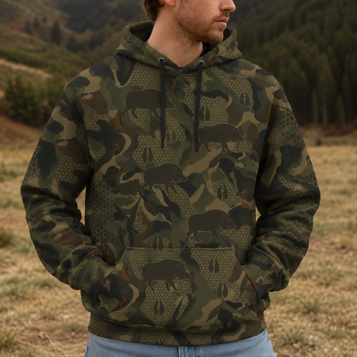 Wildboar Hunting All Over Print