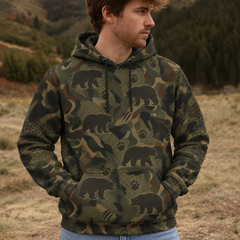 Black Bear Hunting All Over Print
