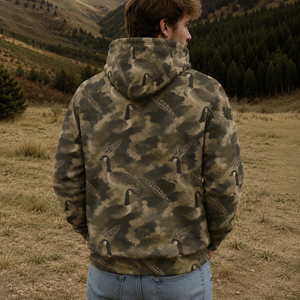 Goose Camouflage Graphic Pattern All Over Print Shirt