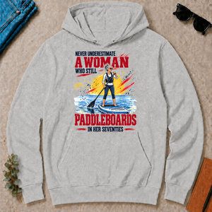 A Woman Still Paddleboards In Her 70s - ash - HS2D-Ash