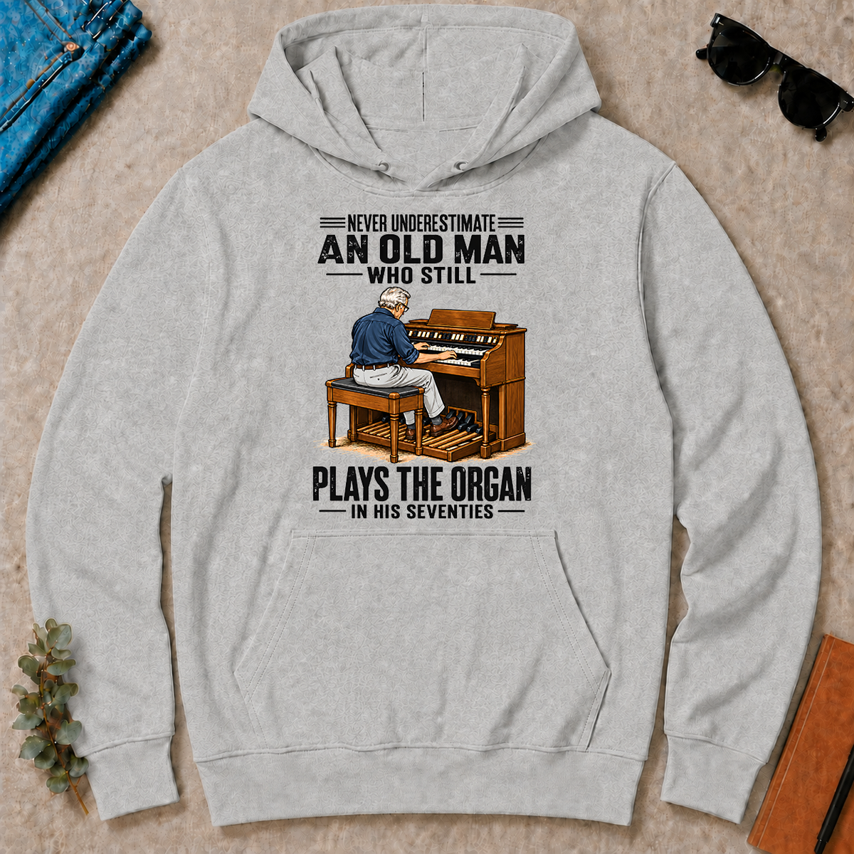 An Old Man Still Plays The Organ In His 70s - ash - HS2D-Ash