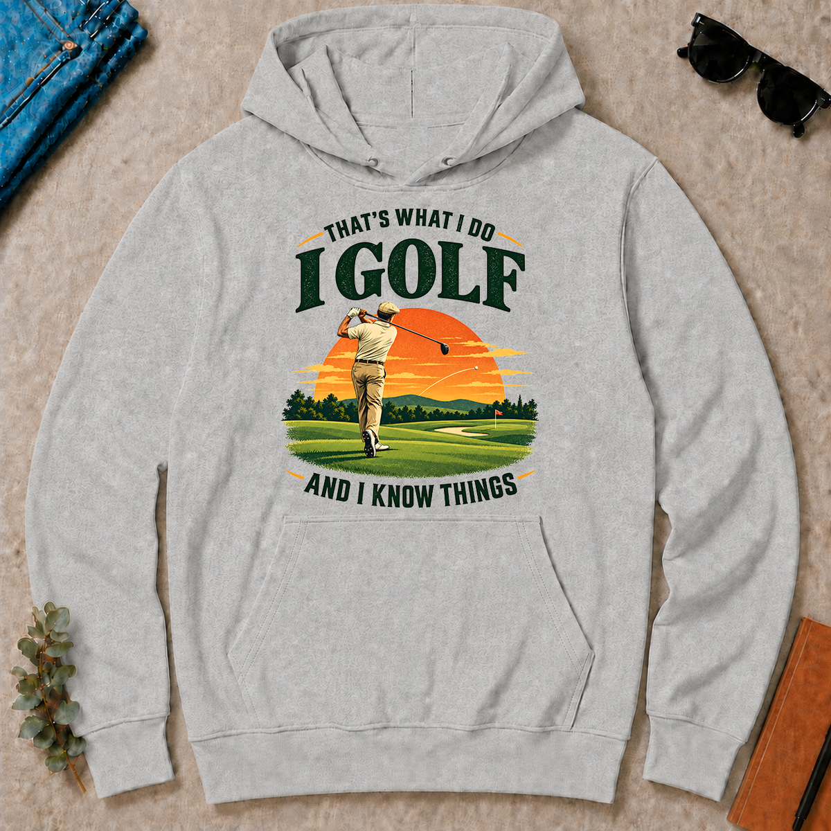 I Golf And I Know Things - ash - HS2D-Ash