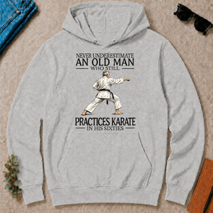 An Old Man Who Still Pratices Karate In His Sixties - ash - HS2D-Ash