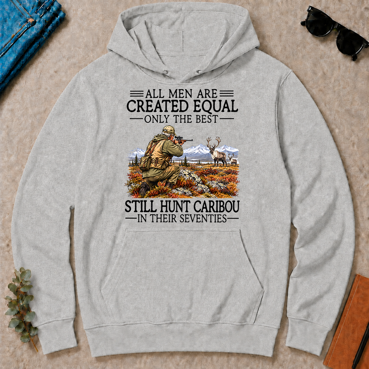 All Men Are Created Equal Caribou Hunting 70s - ash - HS2D-Ash
