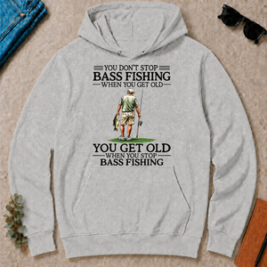 Don't Stop Bass Fishing - ash - HS2D-Ash