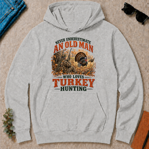 An Old Man Loves Turkey Hunting - ash - HS2D-Ash