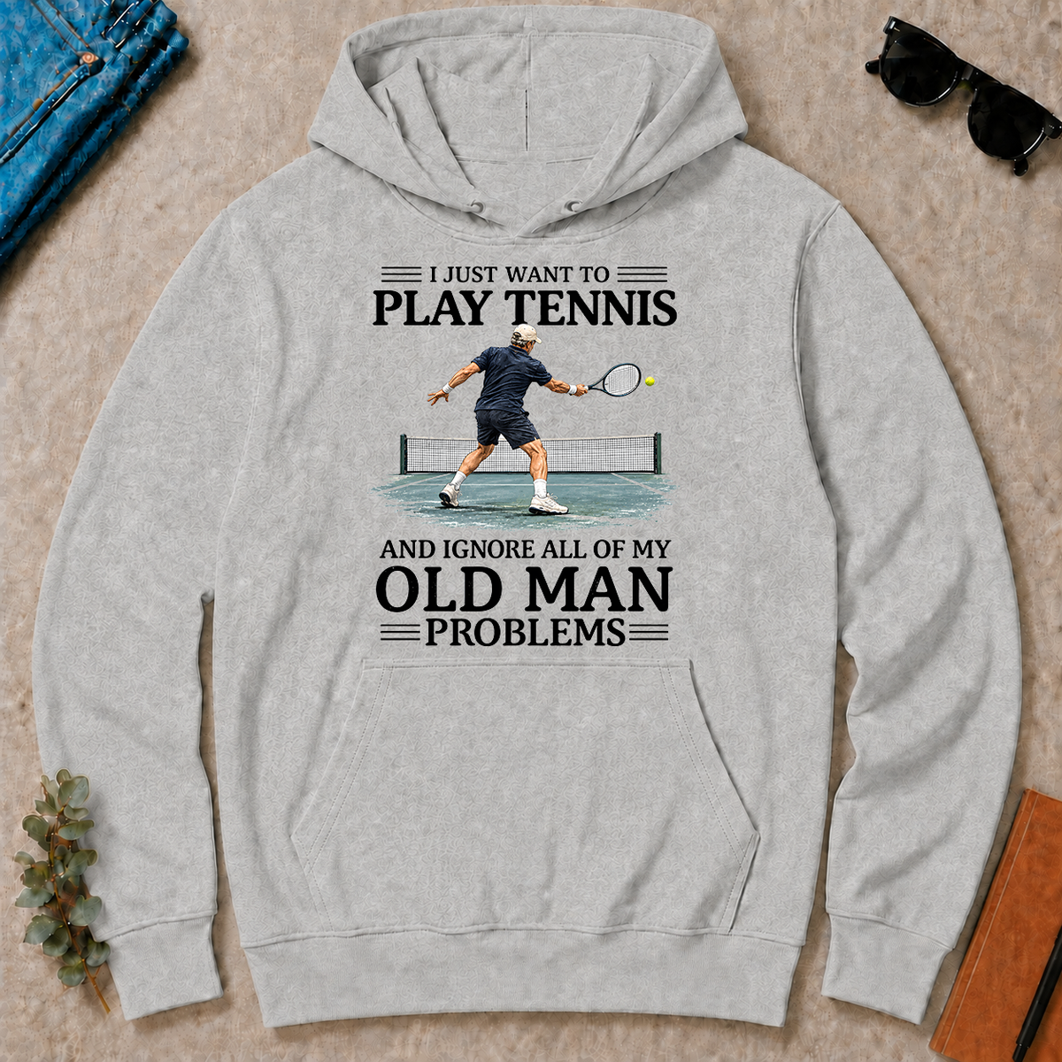 I Just Want To Play Tennis - ash - HS2D-Ash