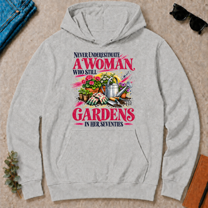 A Woman Still Gardens In Her Seventies - ash - HS2D-Ash