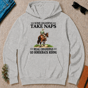 Real Grandpas Go Horseback Riding Vintage - ash - HS2D-Ash