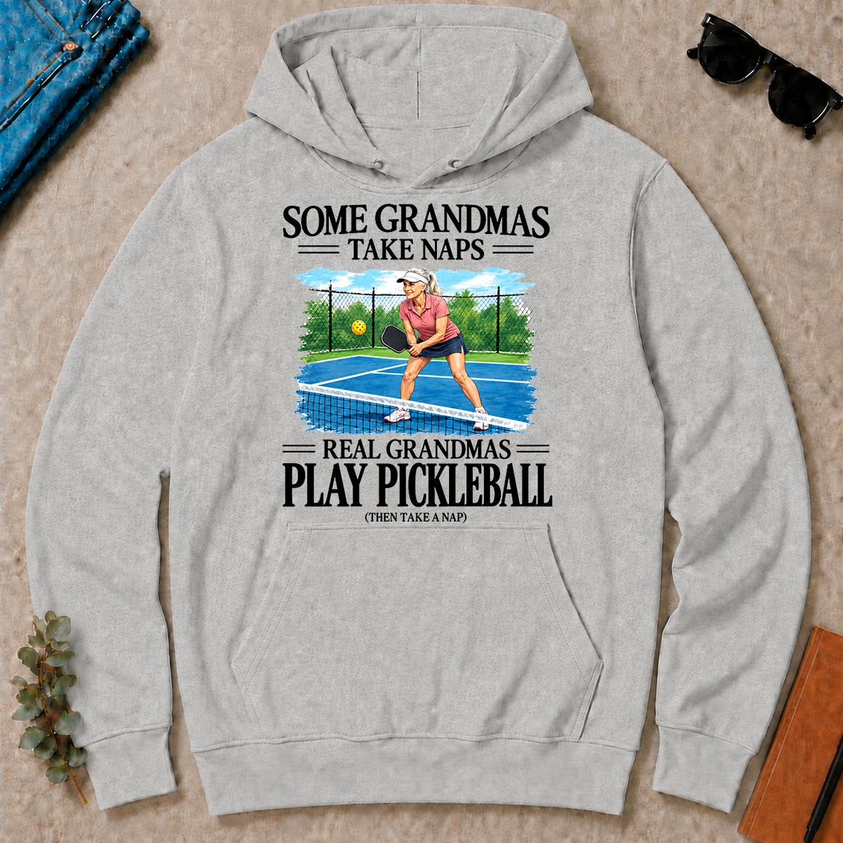 Real Grandmas Play Pickleball - ash - HS2D-Ash