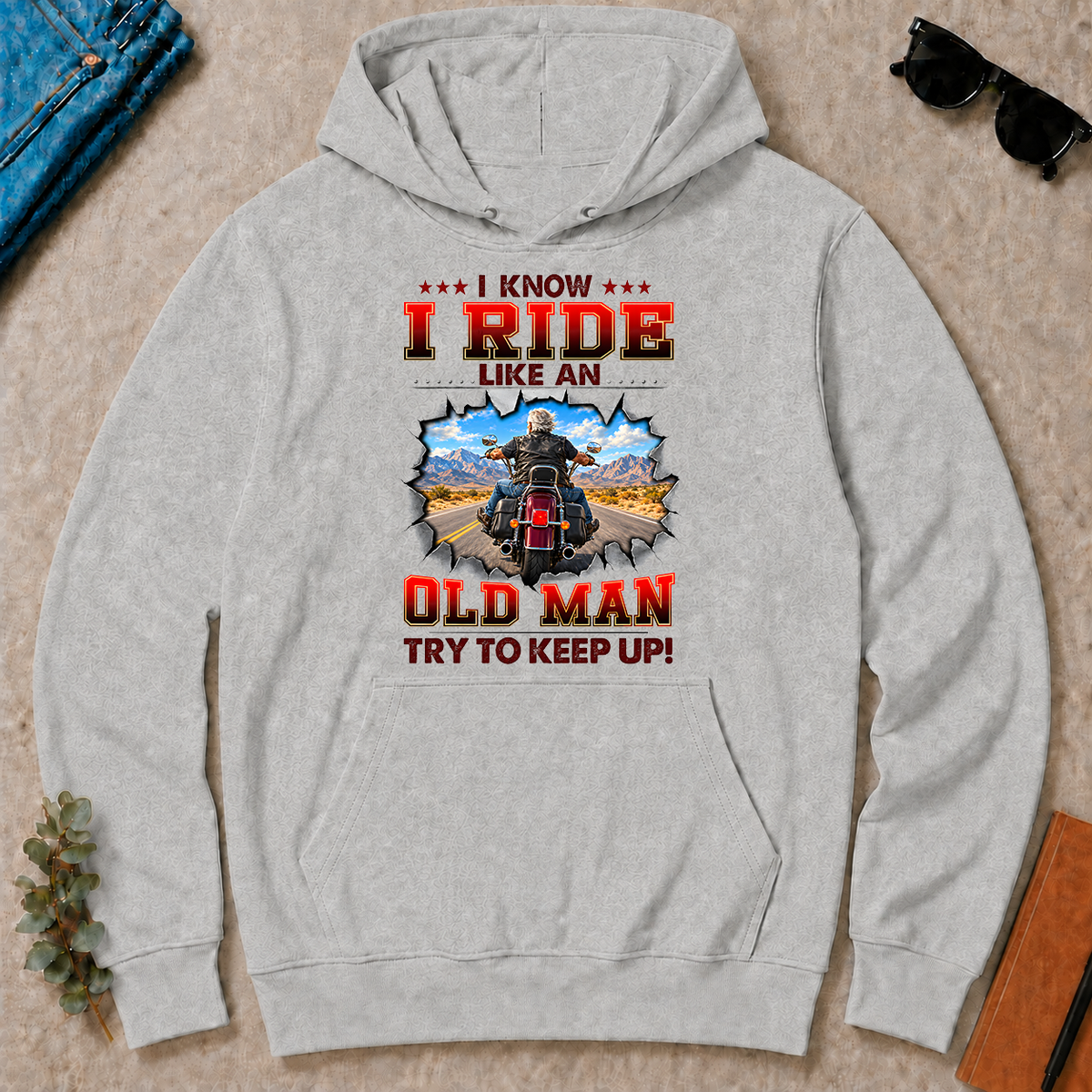 I Know I Ride Like An Old Man Try To Keep Up! - ash - HS2D-Ash