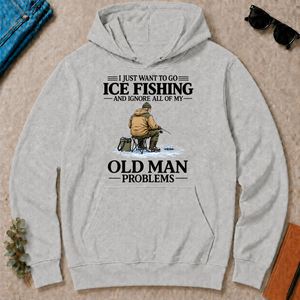 I Just Want To Go Ice Fishing - ash - HS2D-Ash