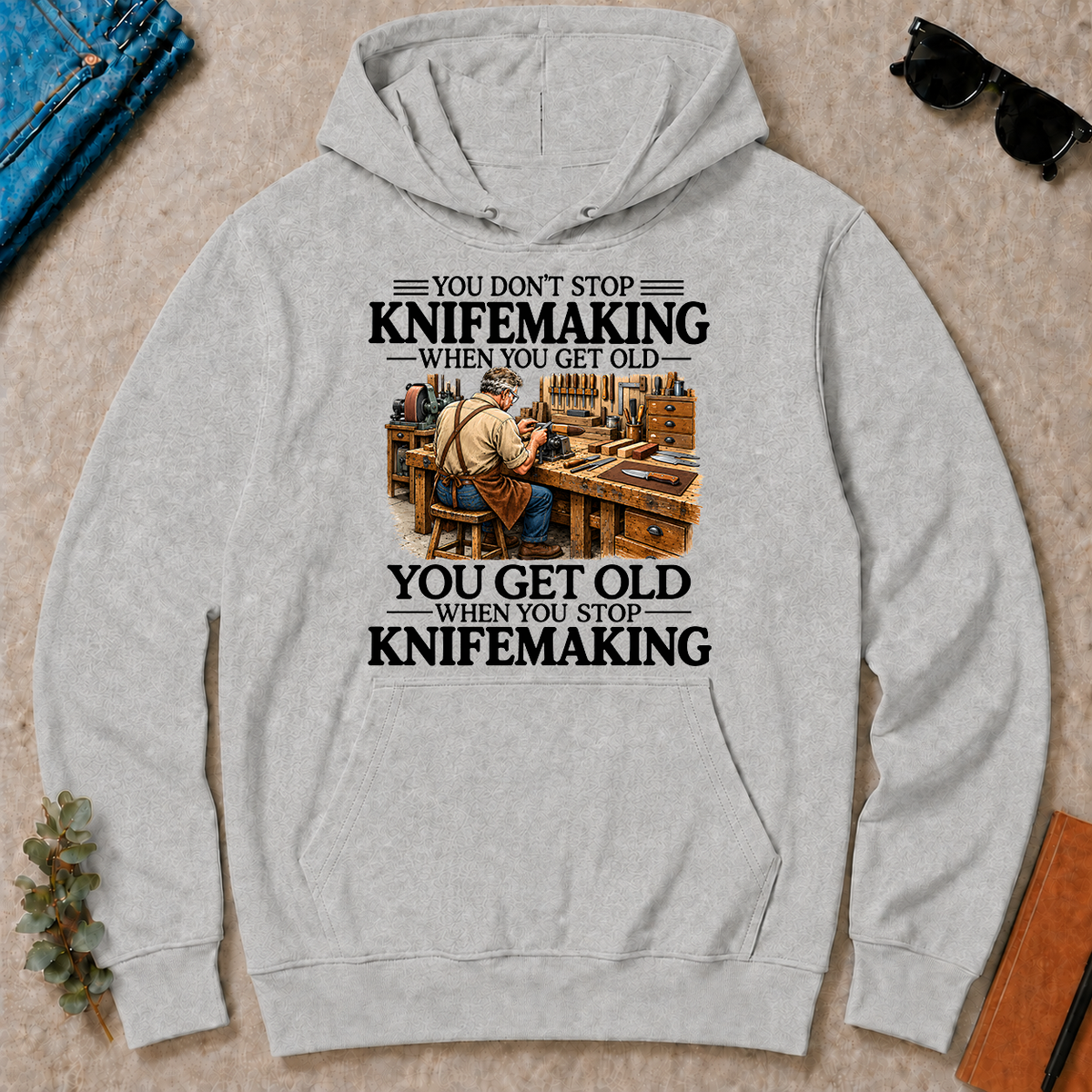Don't Stop Knifemaking - ash - HS2D-Ash