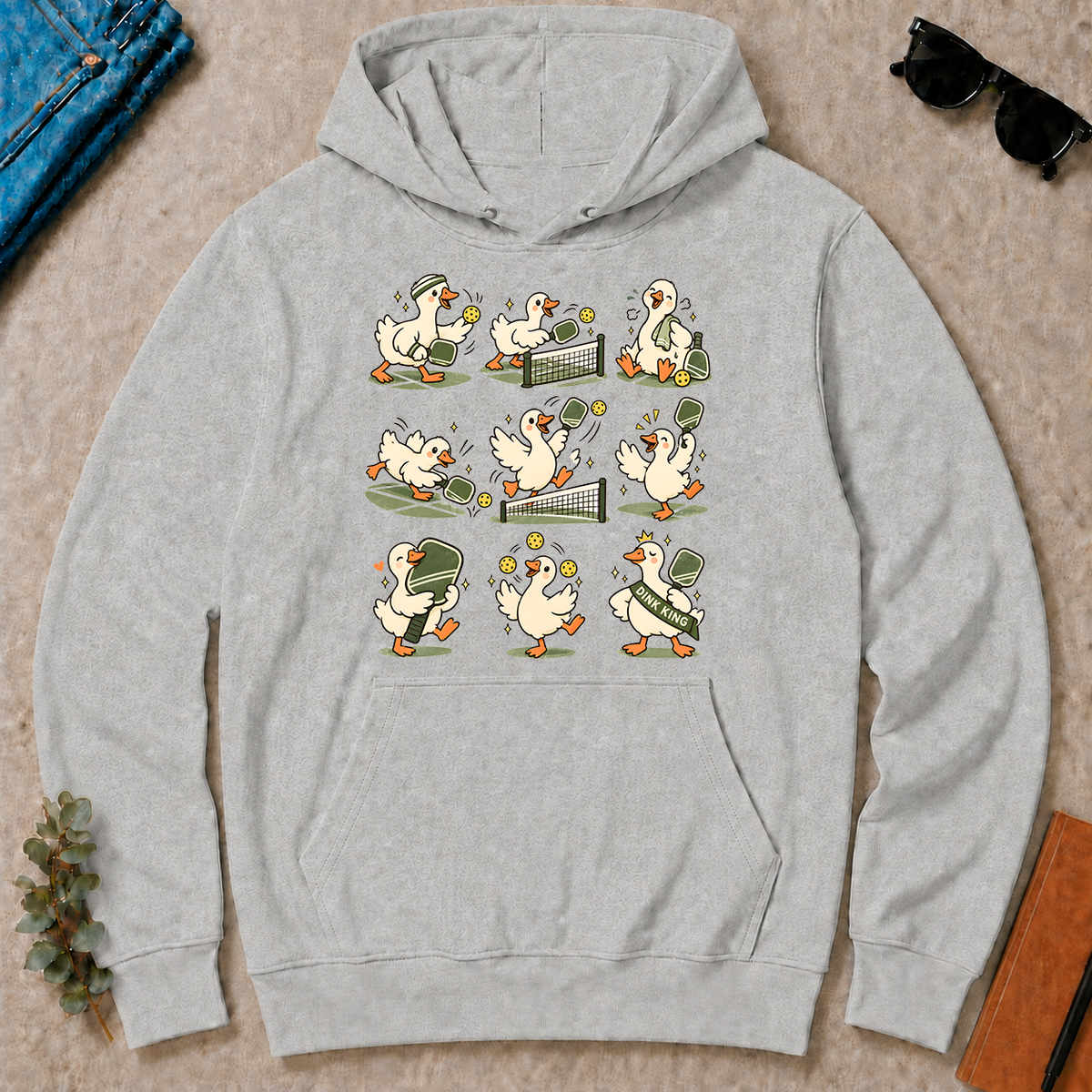 Pickleball Lover Cute Goose - ash - HS2D-Ash