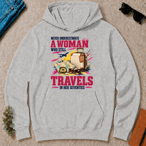 A Woman Still Travels In Her Seventies - ash - HS2D-Ash