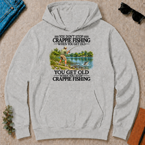 Don't Stop Crappie Fishing Vintage - ash - HS2D-Ash