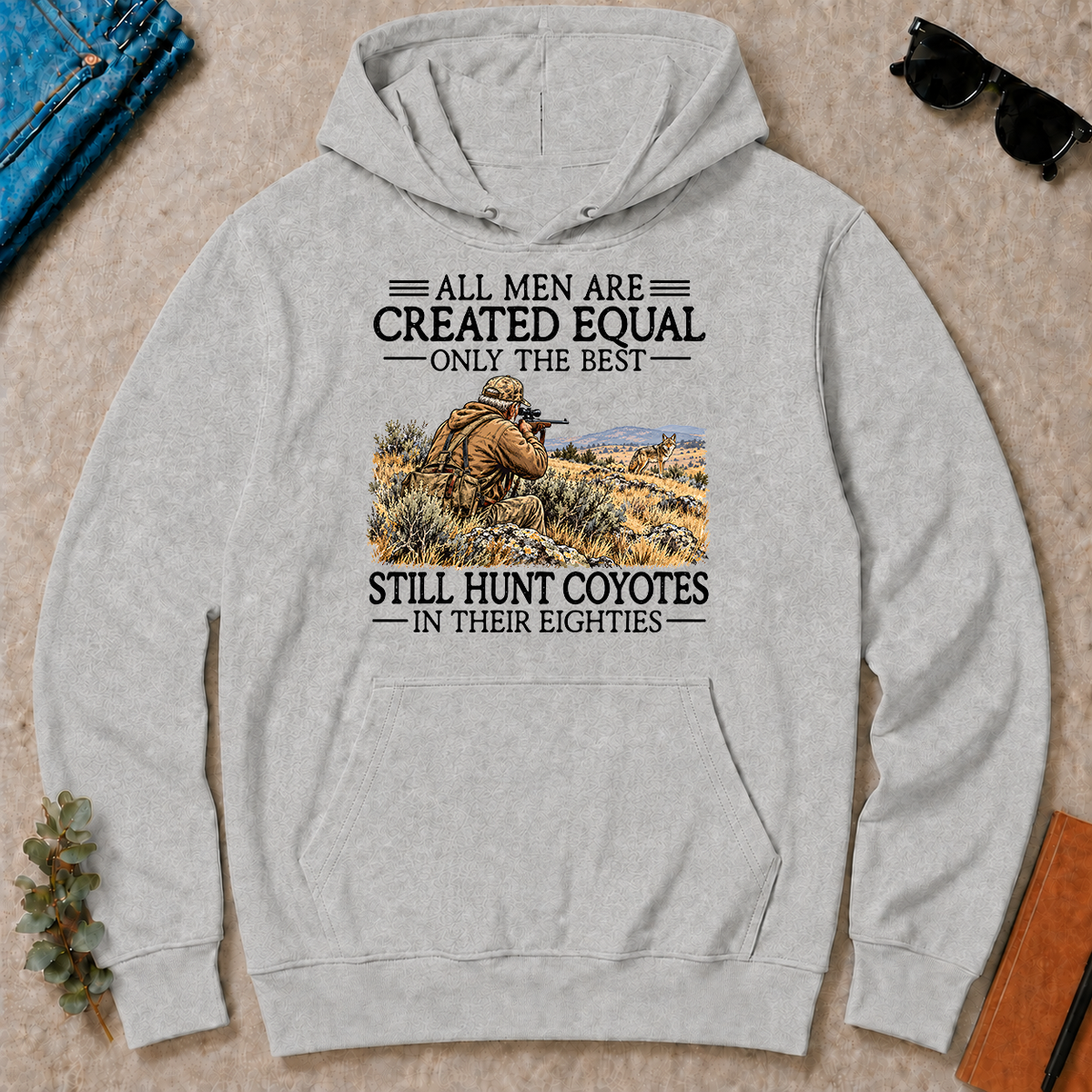 All Men Are Created Equal Coyote Hunting 80s - ash - HS2D-Ash