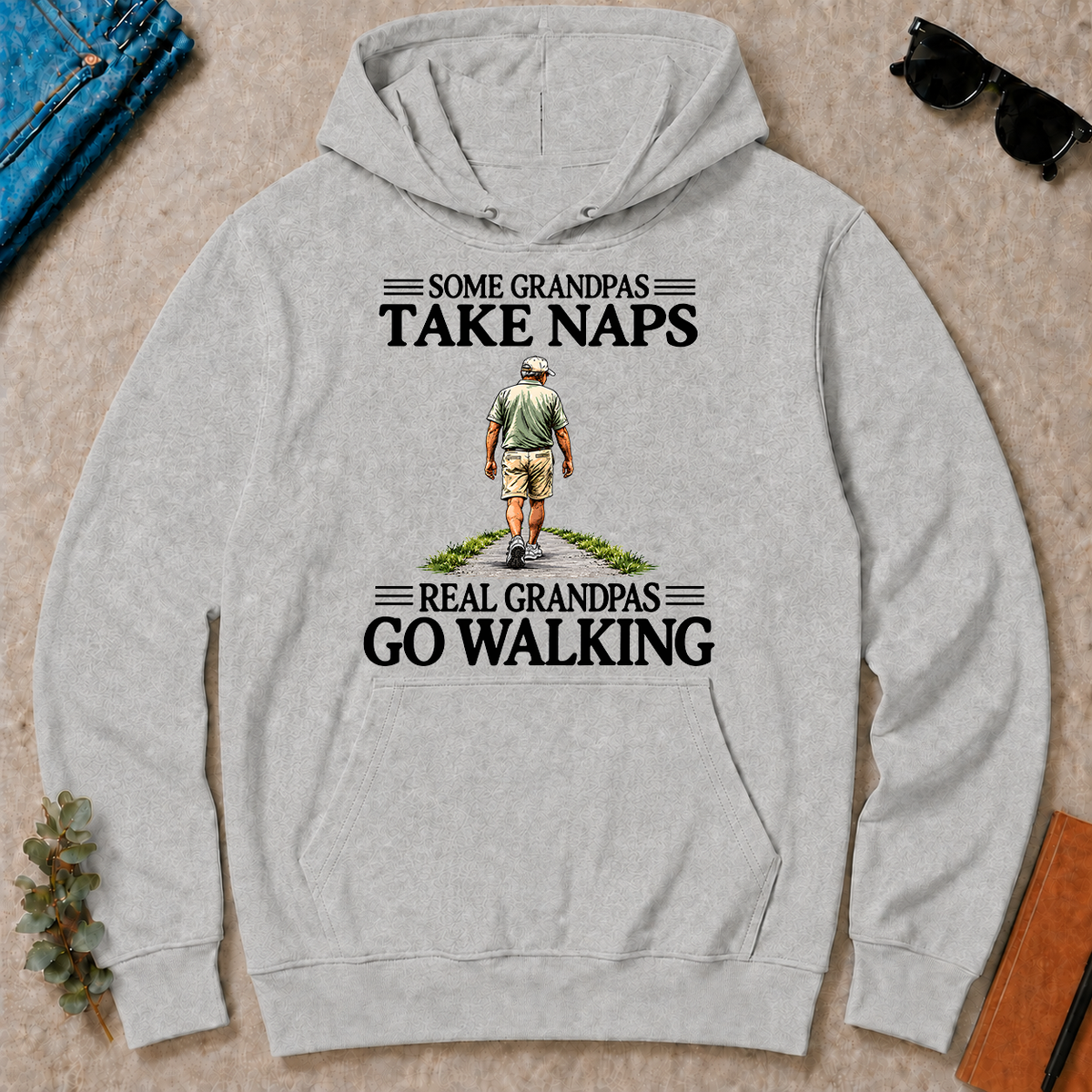 Real Grandpas Go Walking Vintage - ash - HS2D-Ash