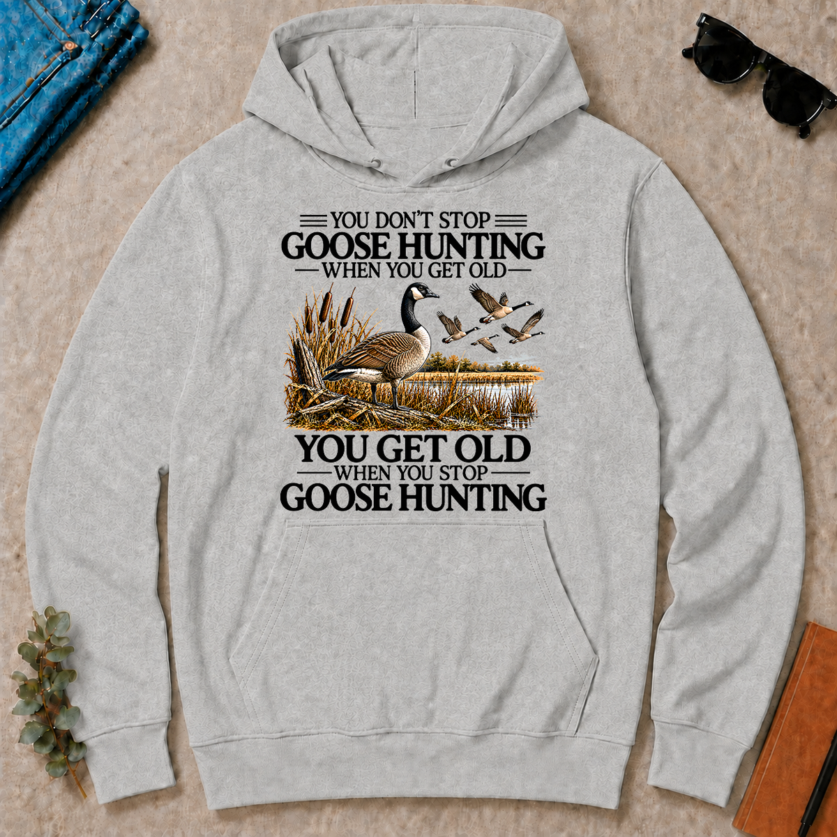 Don't Stop Goose Hunting - ash - HS2D-Ash