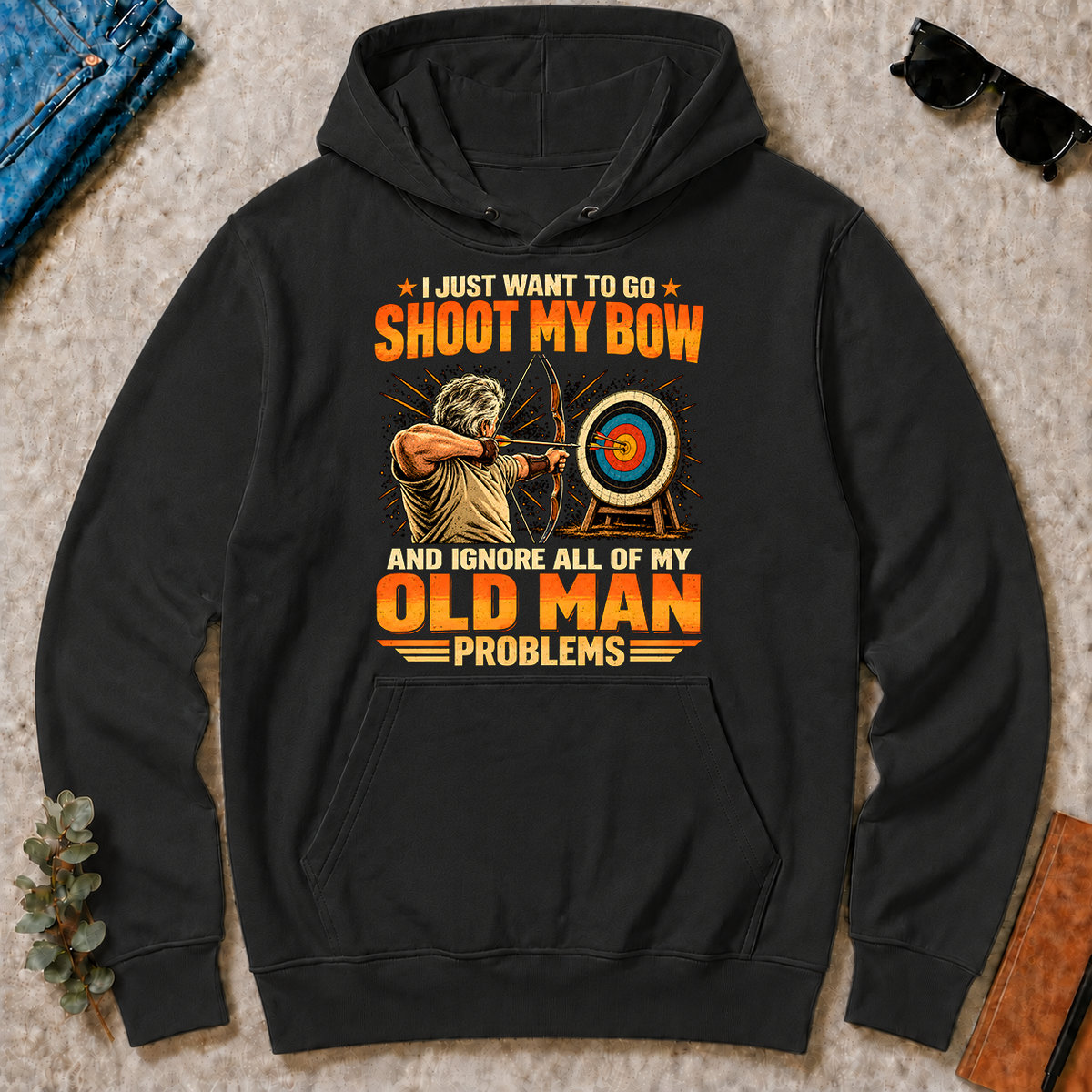 I Just Want To Go Shoot My Bow - black - HS2D-Black
