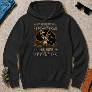 Deer Hunting Strongest Man In Seventies - black - HS2D-Black