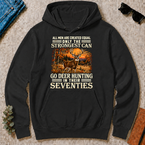 Deer Hunting Strongest Man In Seventies - black - HS2D-Black