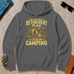 I Do Have A Retirement Plan I Plan On Camping - charcoal - HS2D-Charcoal