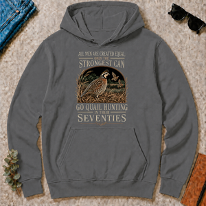 Quail Hunting Strongest Man In Seventies - charcoal - HS2D-Charcoal