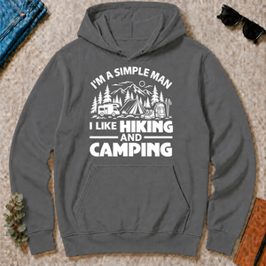 I Like Hiking And Camping - charcoal - HS2D-Charcoal