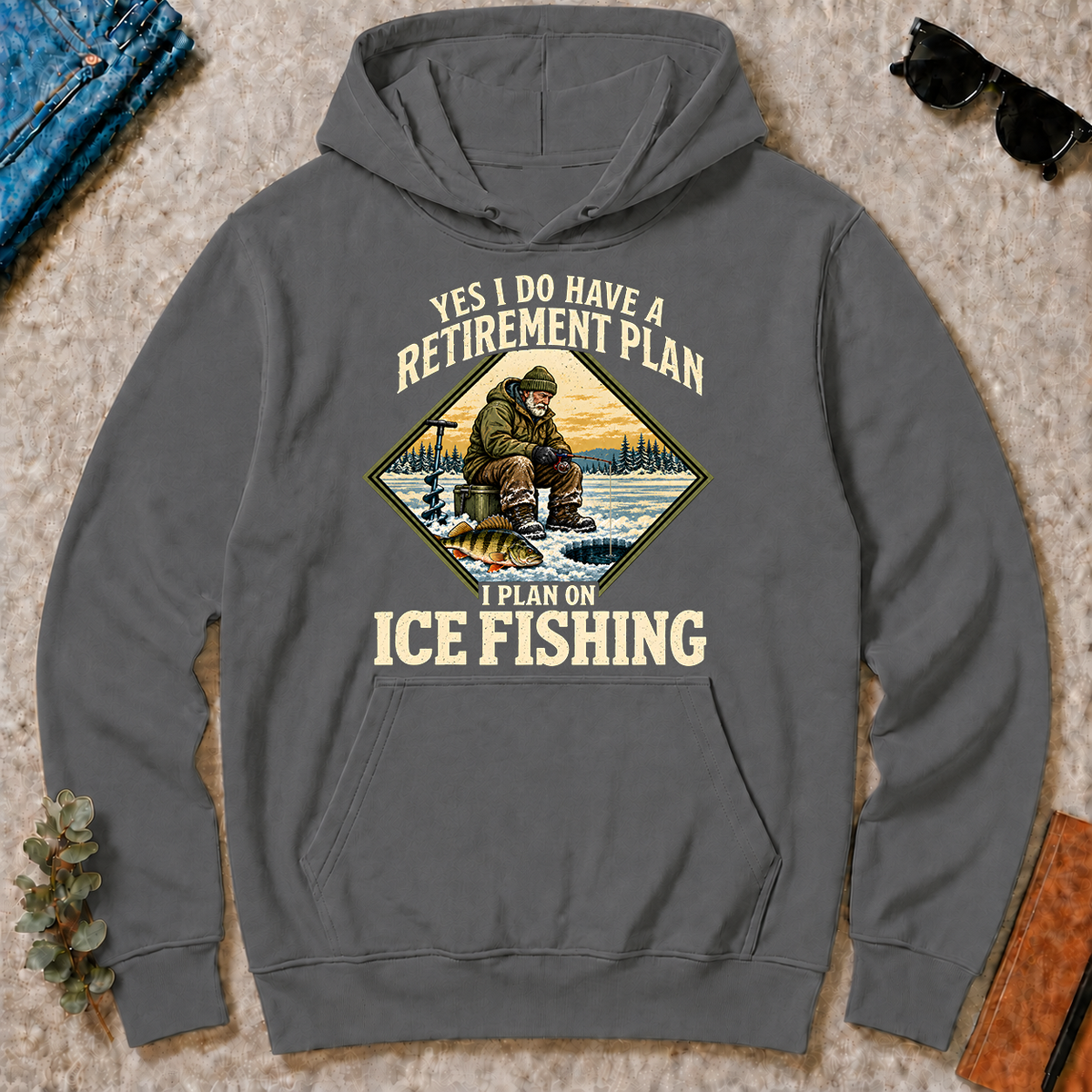 I Plan On Ice Fishing - charcoal - HS2D-Charcoal